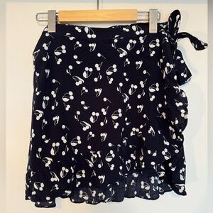Aritzia/Sunday Best wrap mini skirt